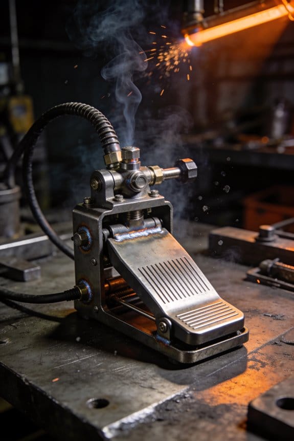 foot pedal heat modulation technique