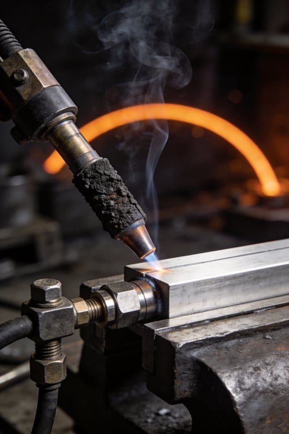 nozzle cleanliness affects arc stability